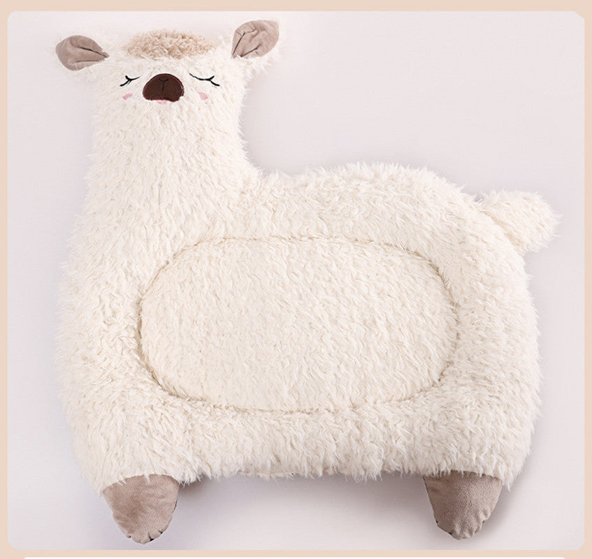 Alpaca Pet Bed Warm Plush Cat/Small Dog Bed